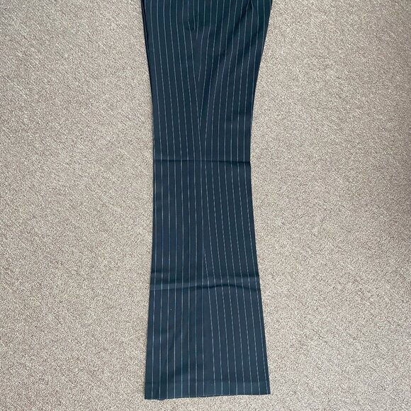 Black & White Pinstripe Dress Pants size 9/10 - Picture 2 of 6